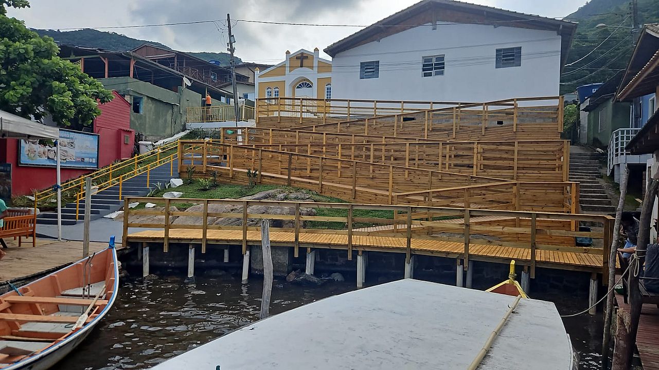 Comunidade da Costa da Lagoa ganha acesso mais estruturado à igreja local