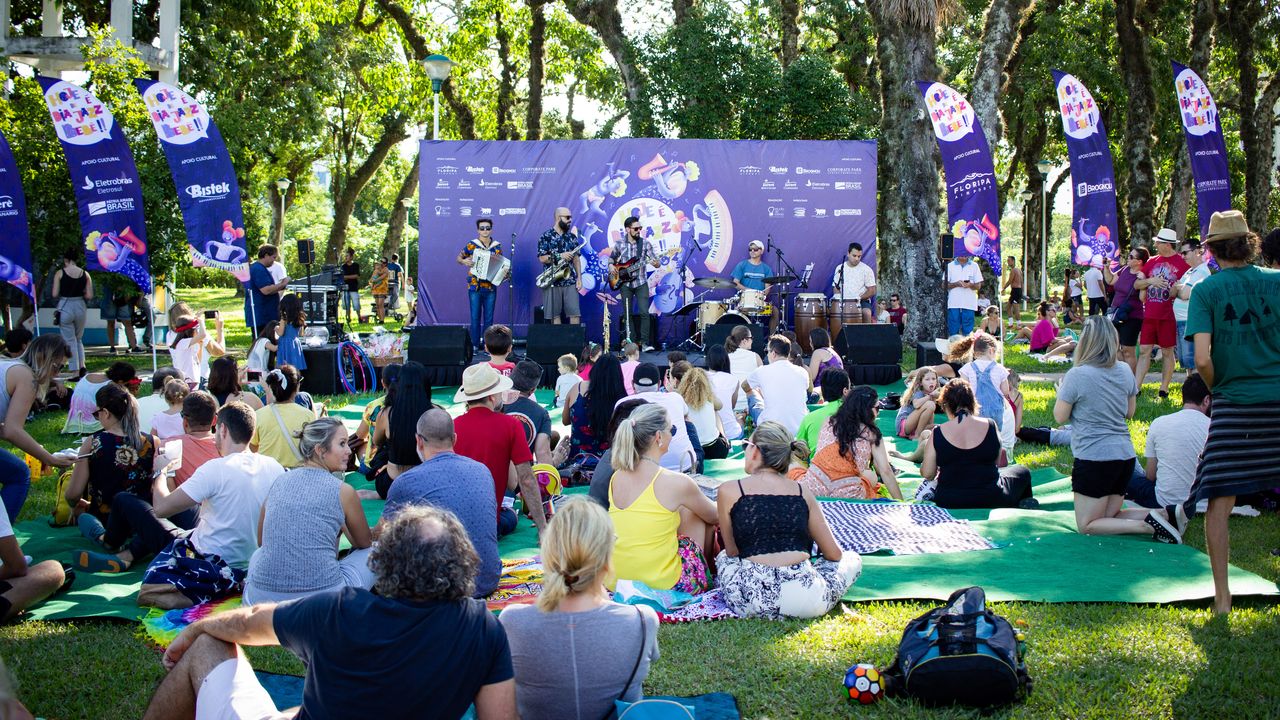 Música e oficinas de arte ao ar livre no dia 28 de novembro no Jardim Botânico de Florianópolis