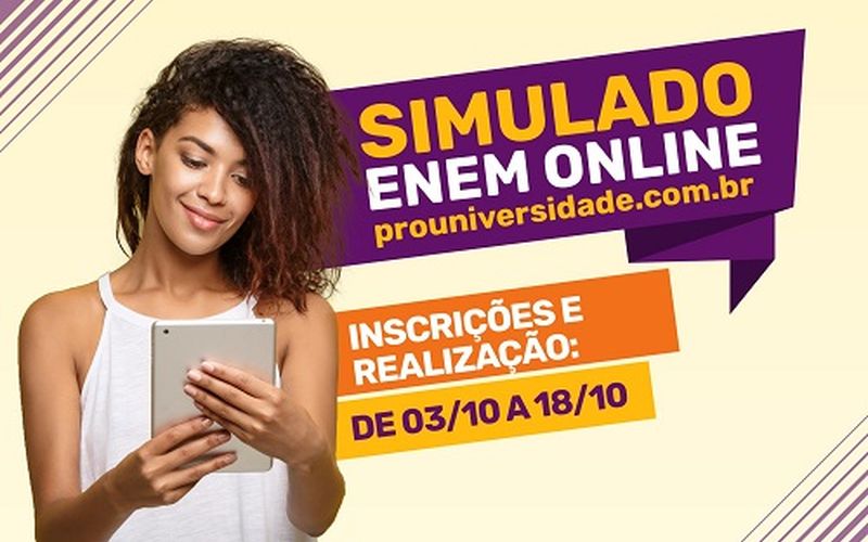 Simulado Enem Online Abre Inscrições Gratuitas Para Todo O País